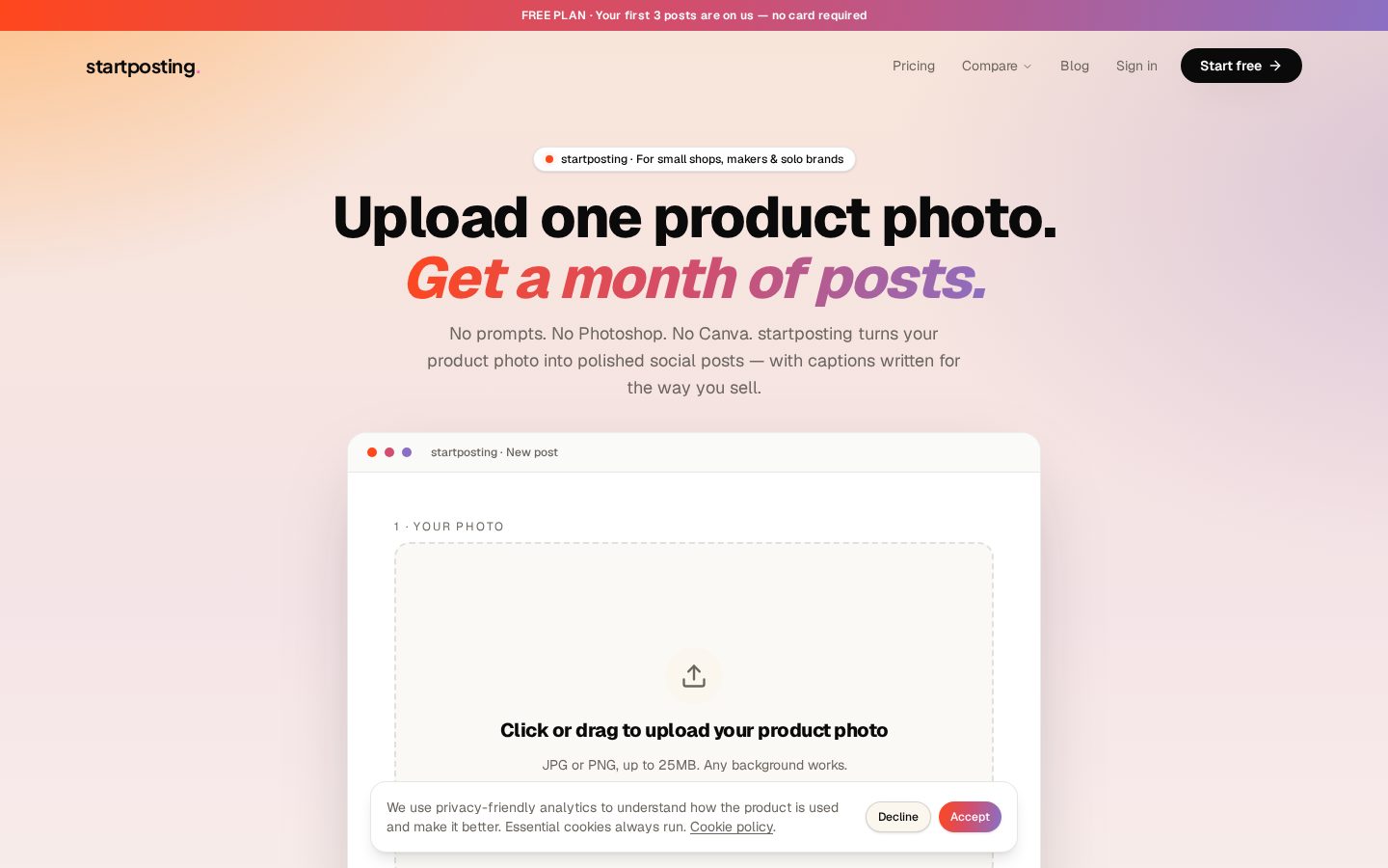 startposting Homepage
