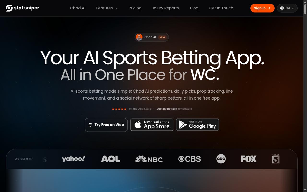 Stat Sniper Homepage