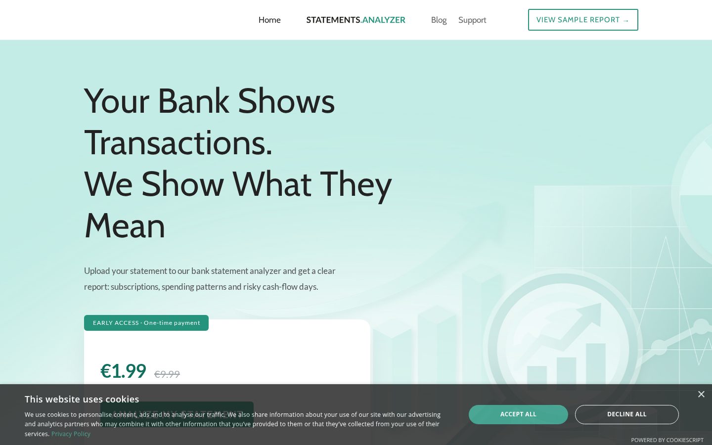 Statements Analyzer Homepage