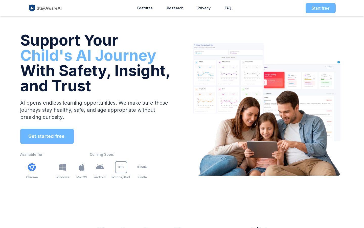 Stay Aware Homepage