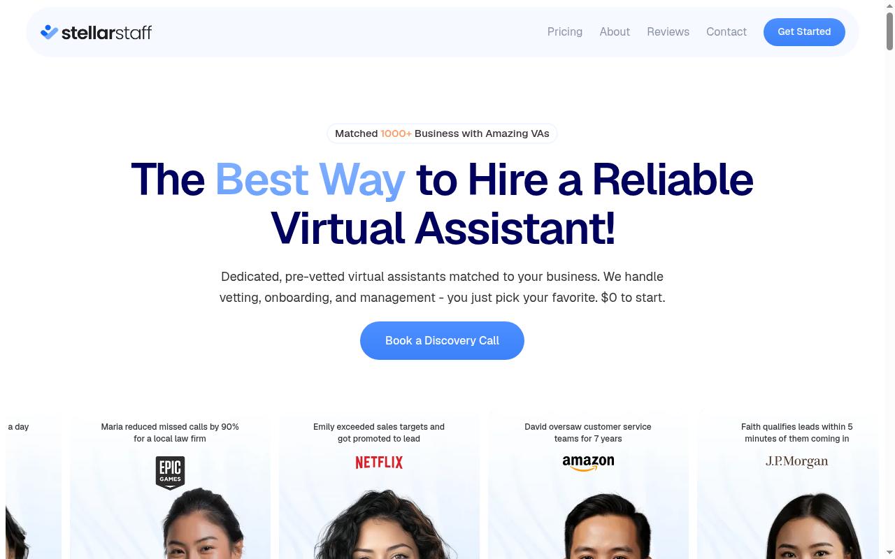 Stellar Staff Homepage