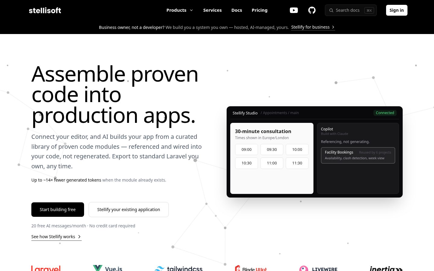 Stellify Homepage