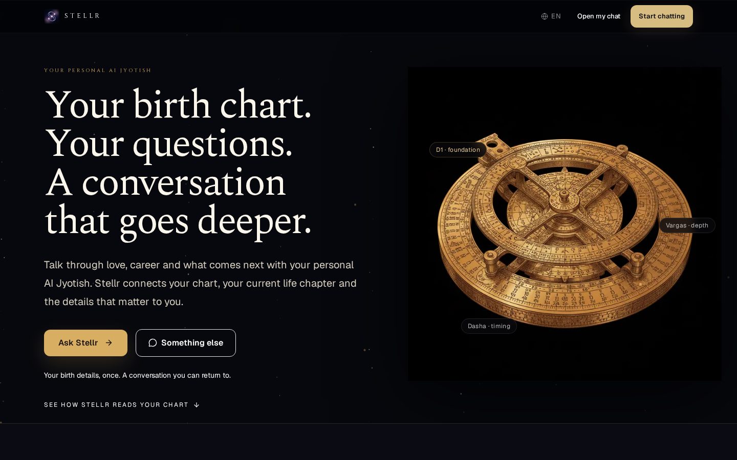 Stellr Homepage