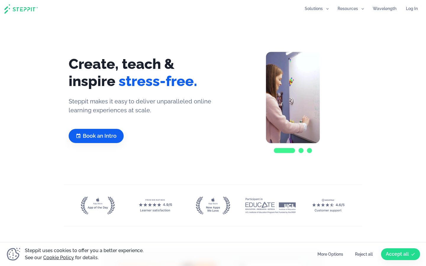 Steppit Homepage
