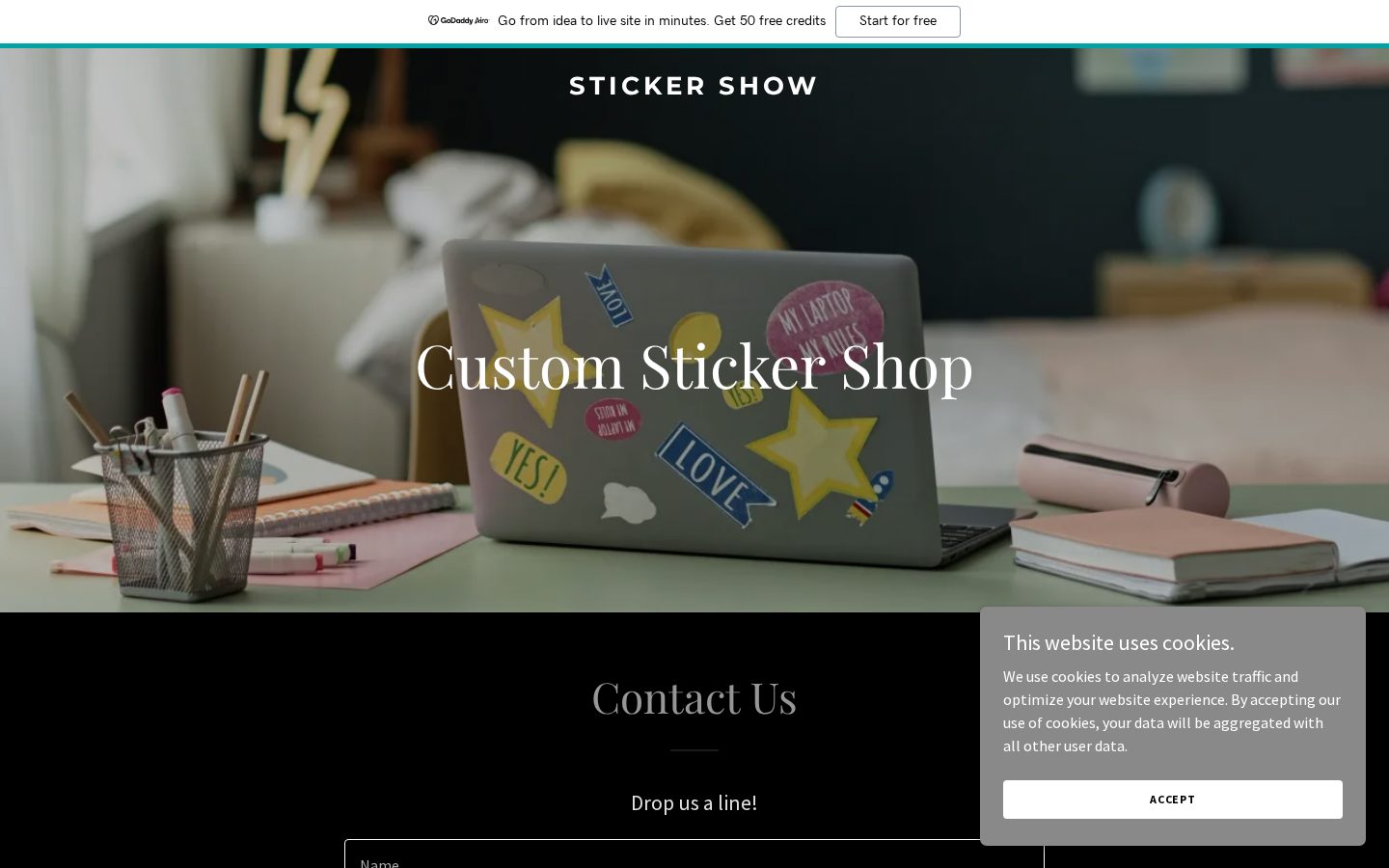 Sticker.Show Homepage