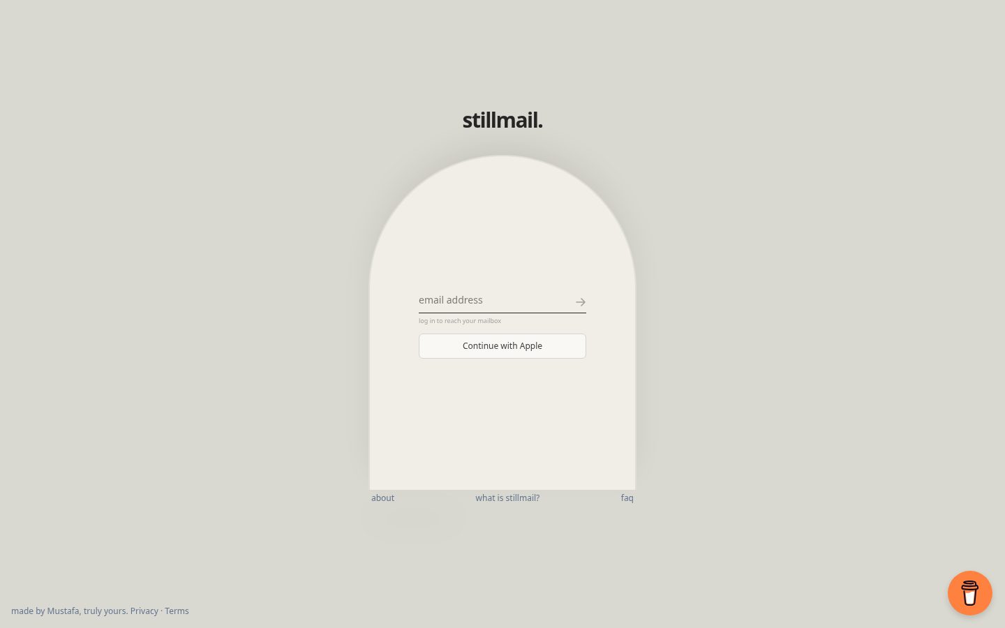 stillmail. Homepage