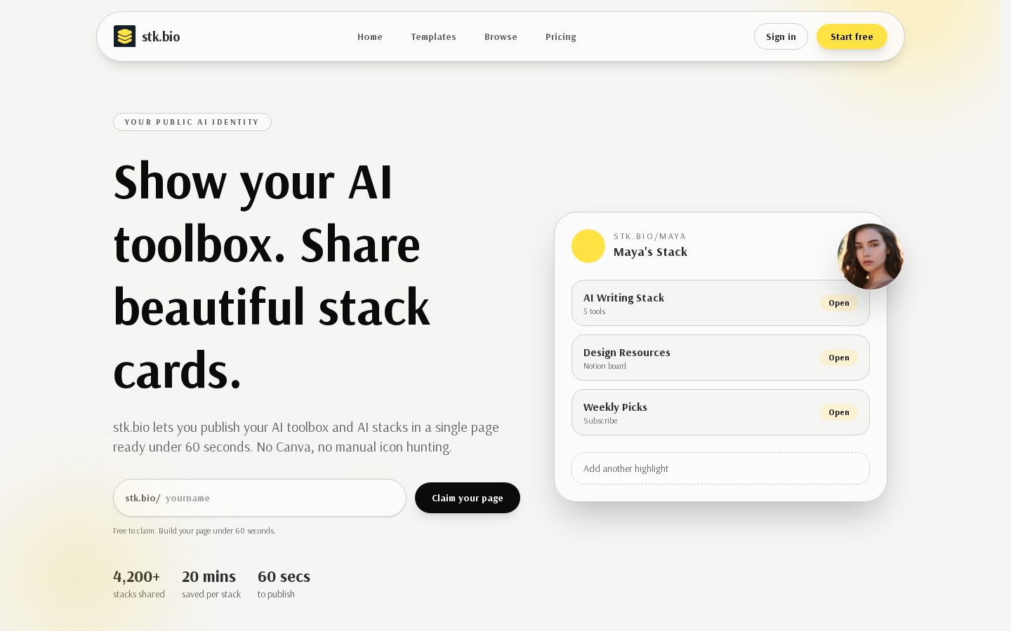 stkbio Homepage