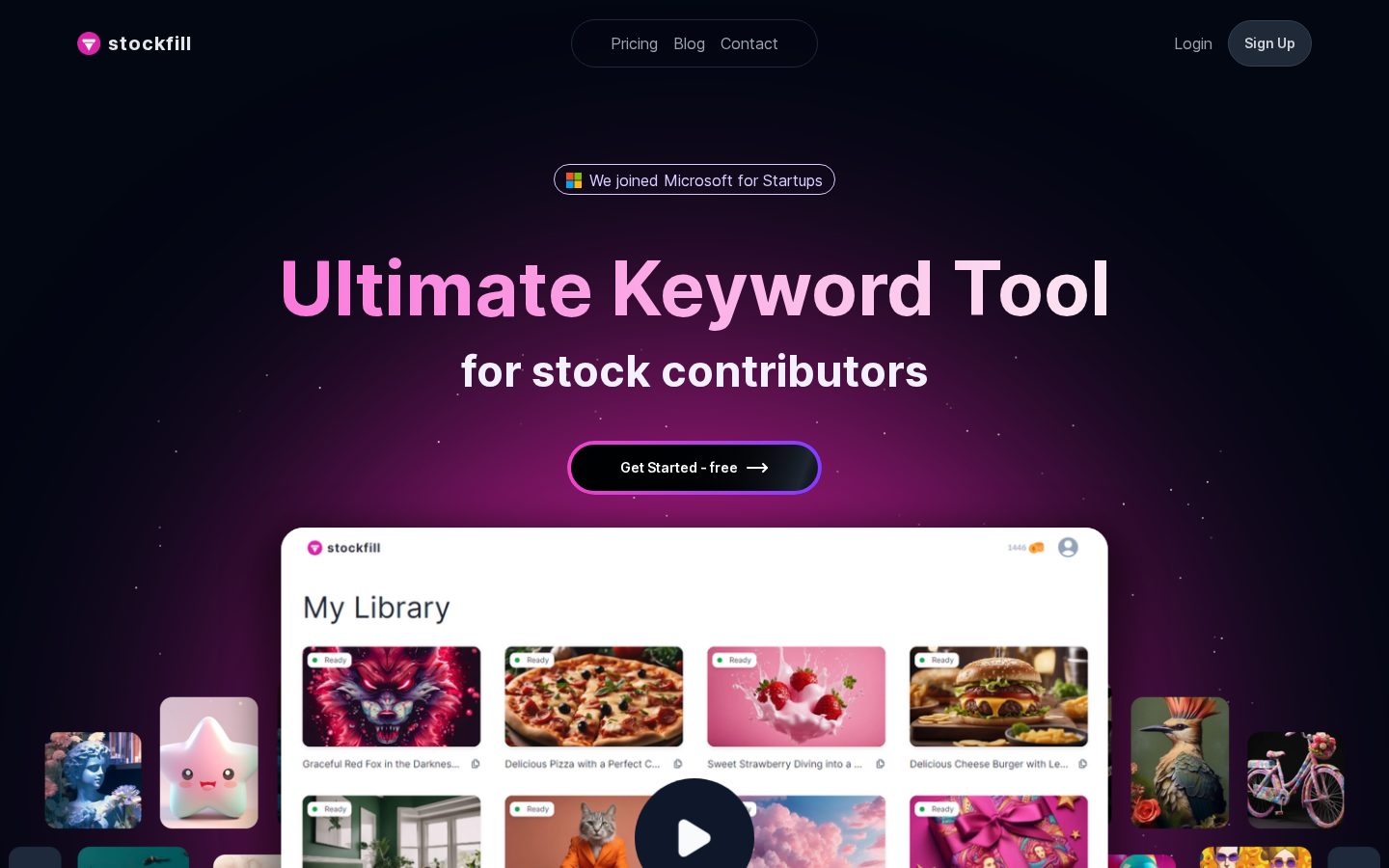 Stockfill Homepage