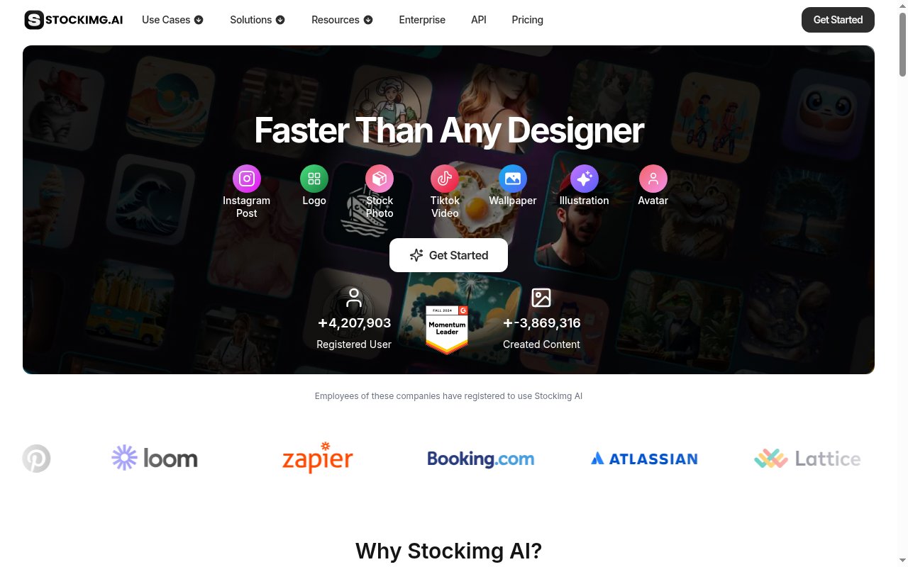 Stockimg homepage