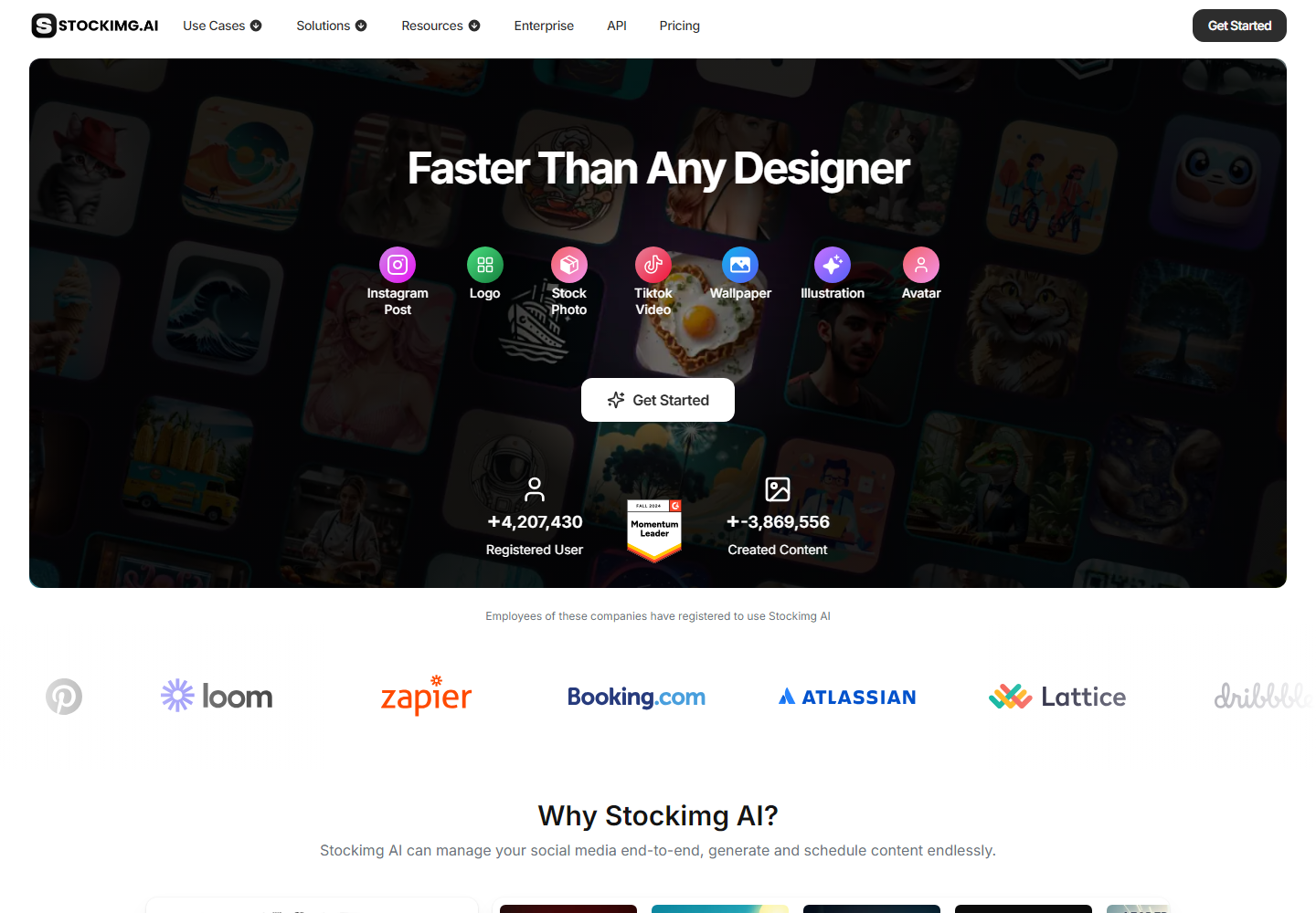 Stockimg homepage