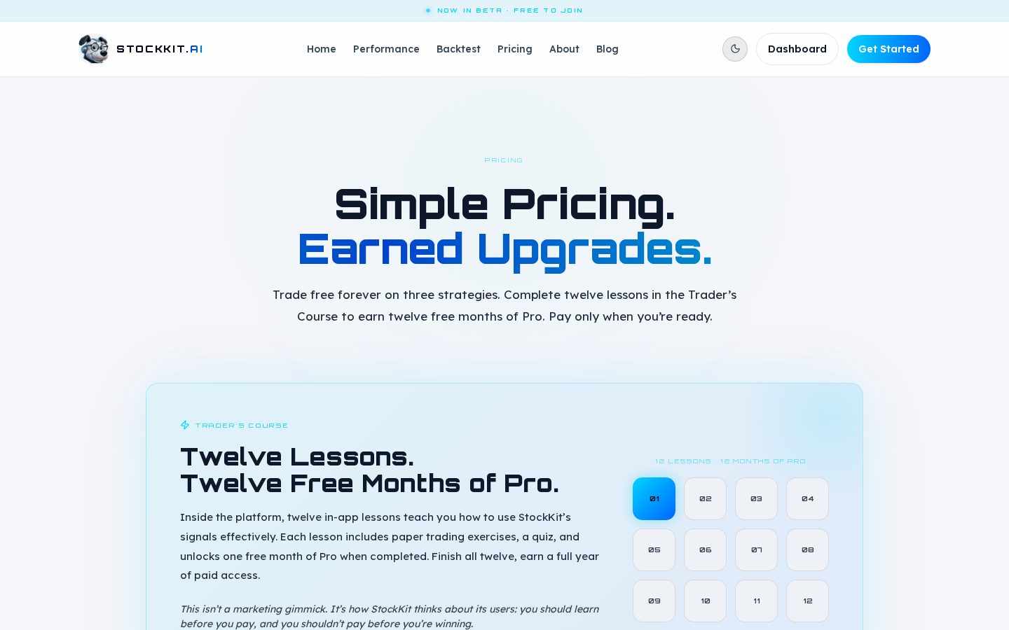 STOCKKIT.AI Pricing