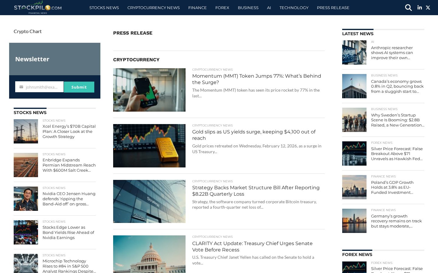 StockPil Homepage