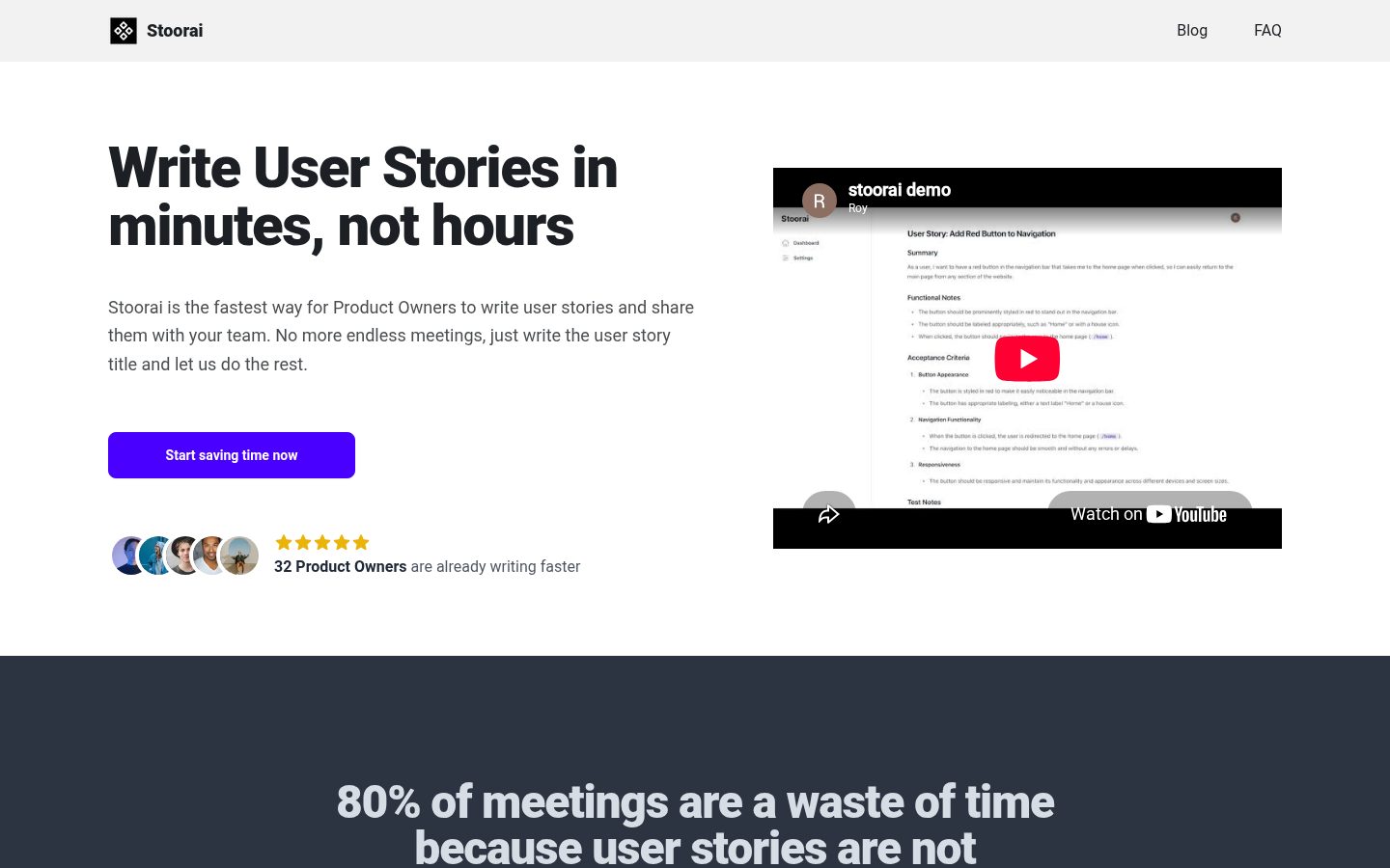 Stoorai Homepage