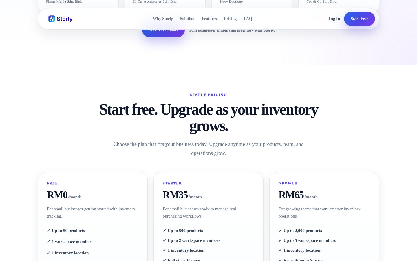 Storly Pricing