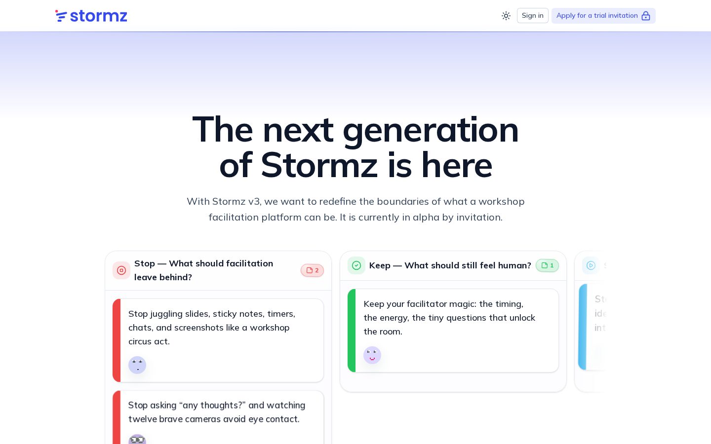 Stormz Homepage