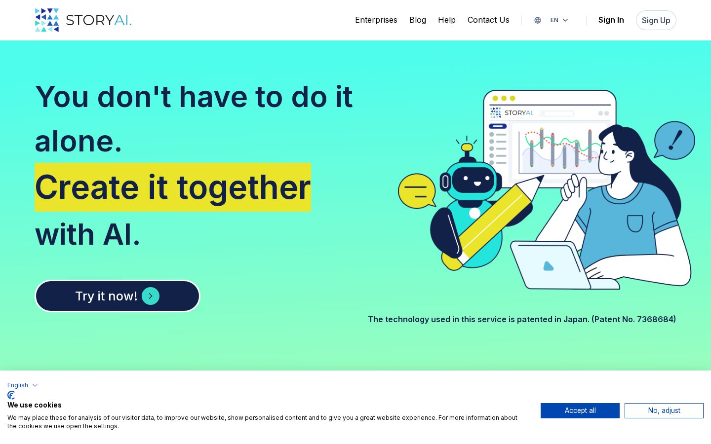StoryAI Homepage