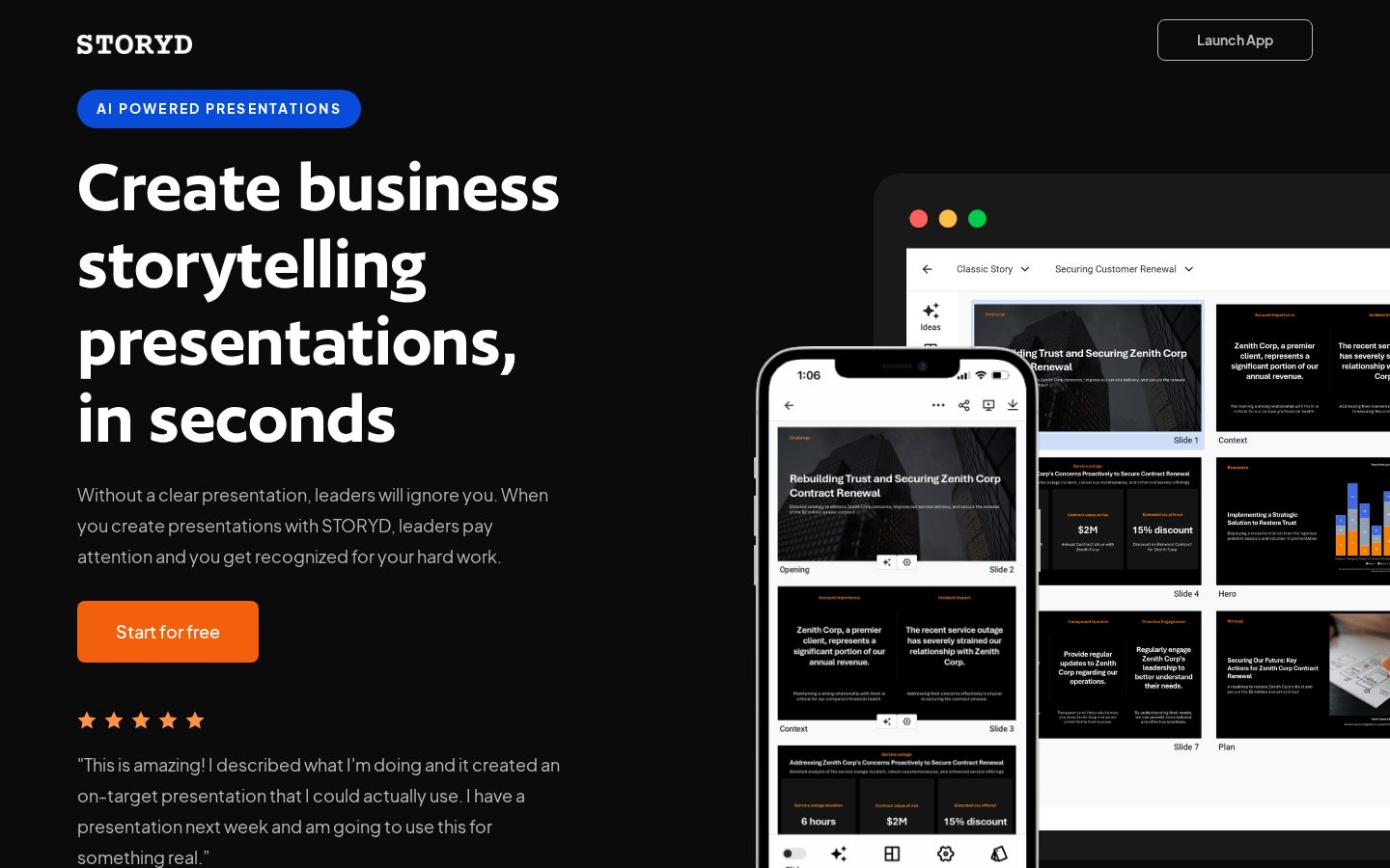STORYD Homepage