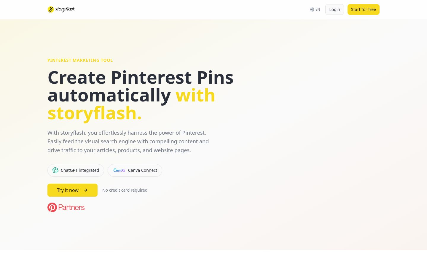 storyflash Homepage