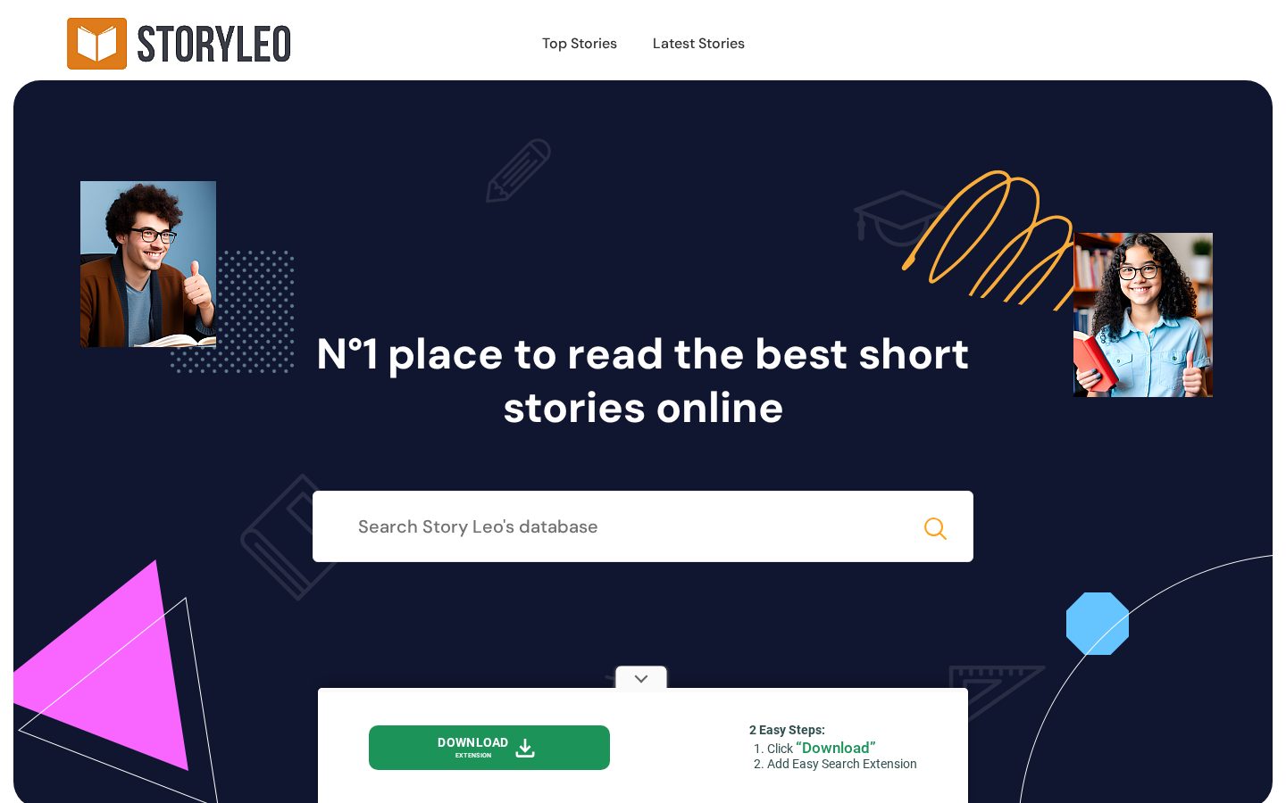 Storyleo Homepage