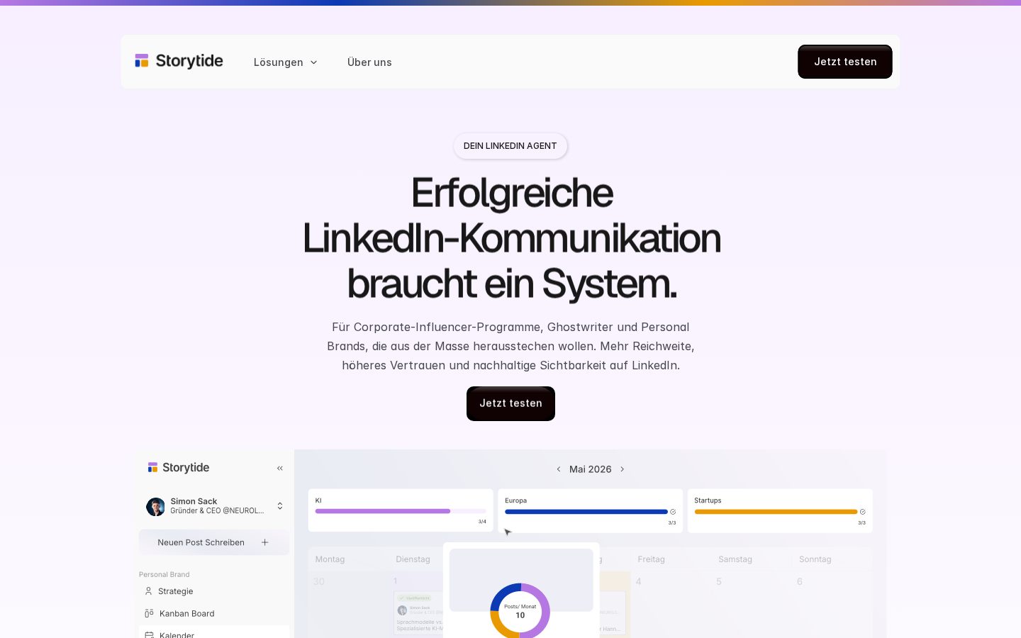 Storytide Homepage