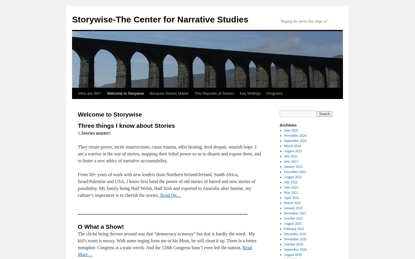 Storywise Homepage