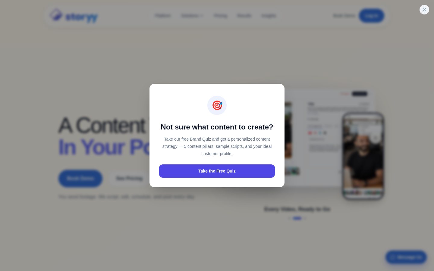 Storyy Homepage