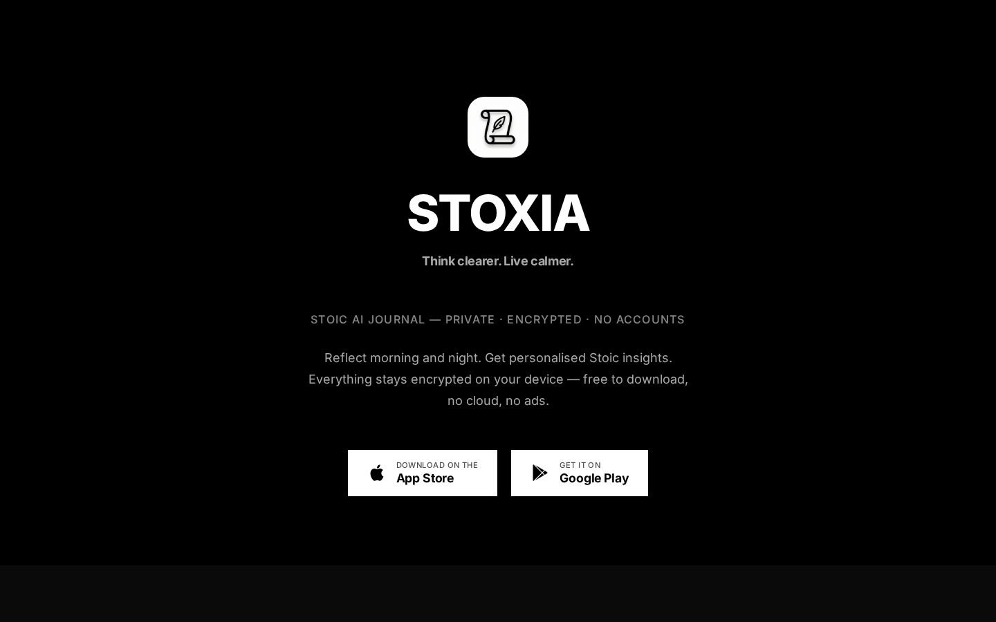 Stoxia Homepage