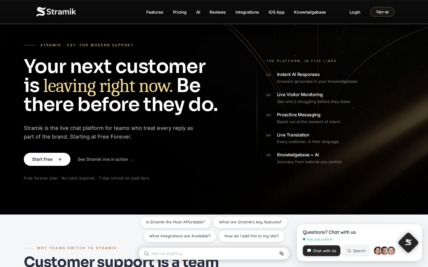 Stramik Homepage
