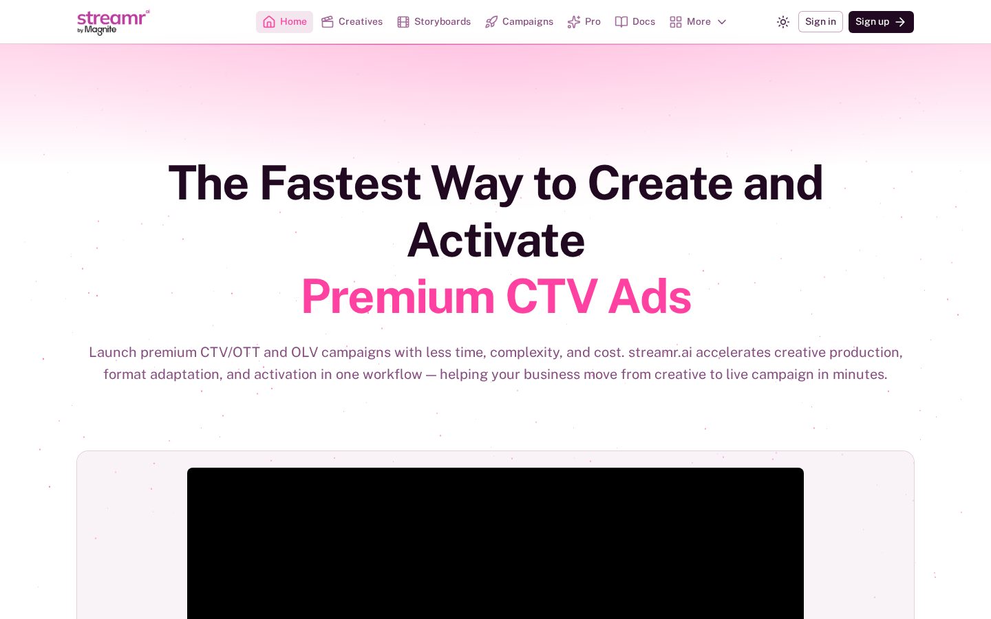Streamr Homepage