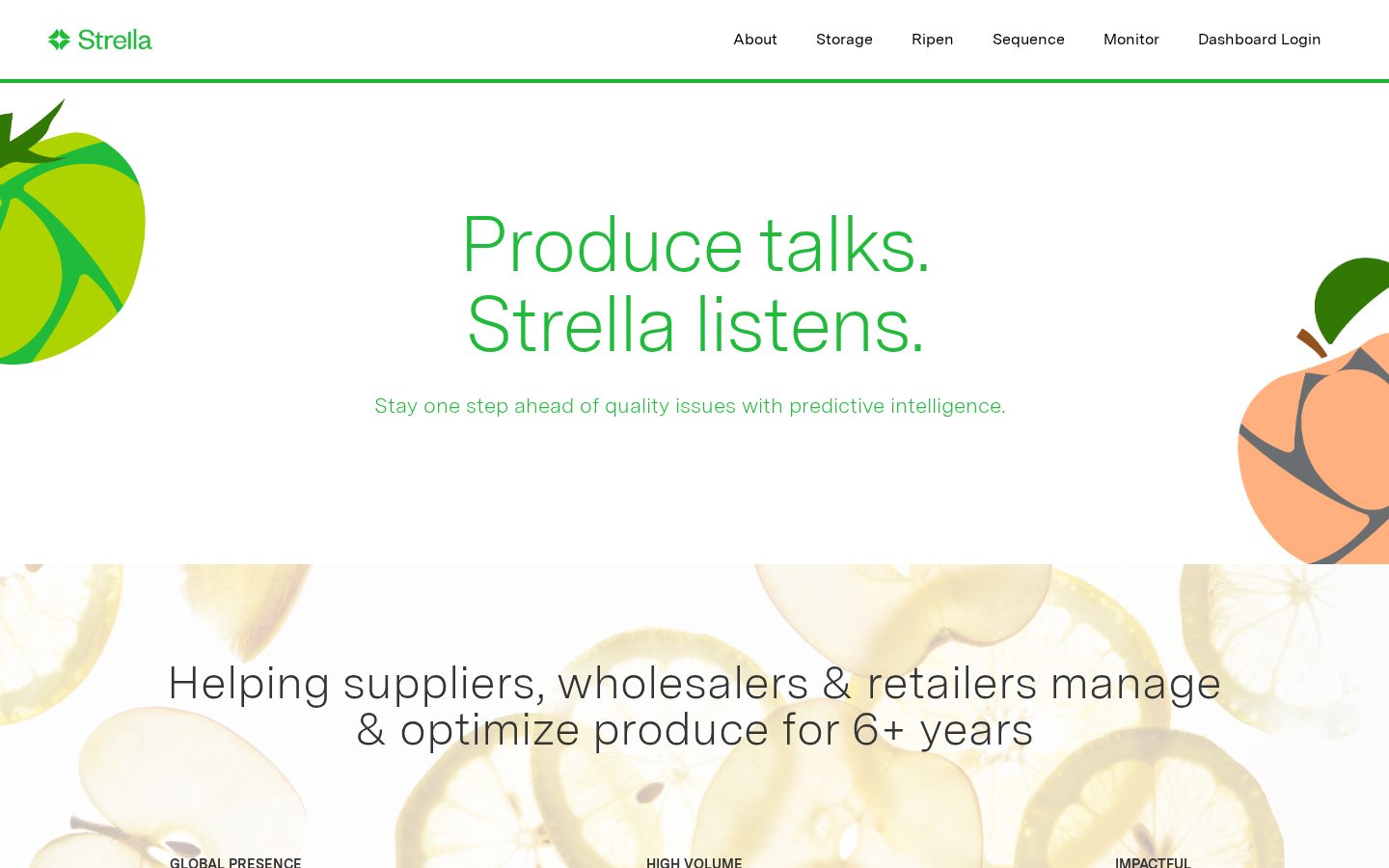 Strella Homepage