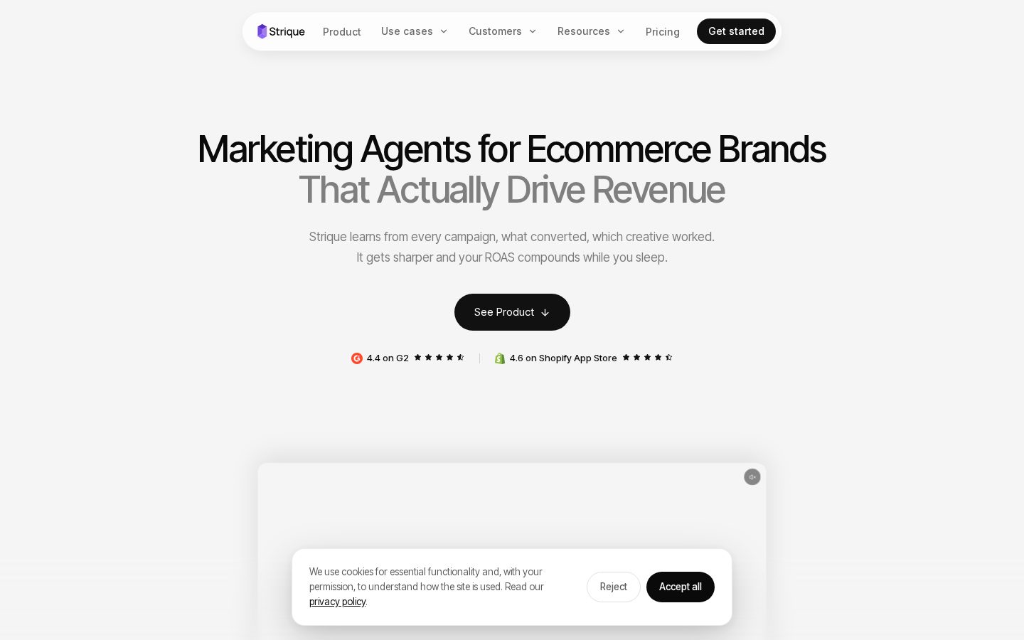 Strique Homepage