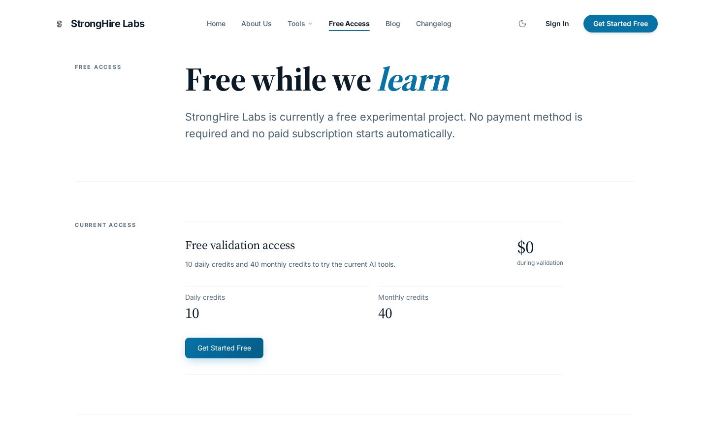 StrongHire Labs Pricing