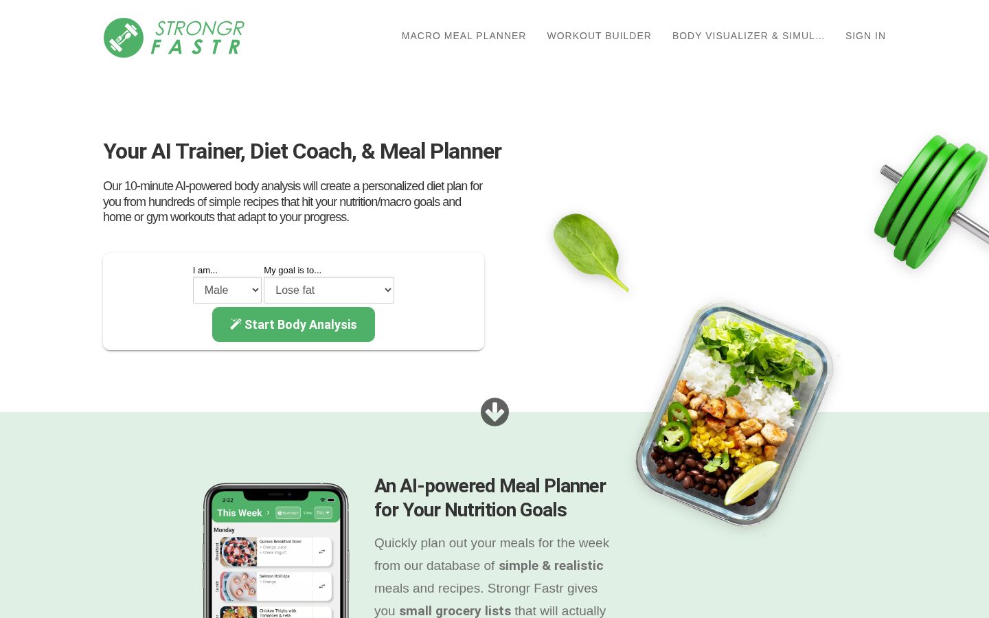 Strongr Fastr Homepage