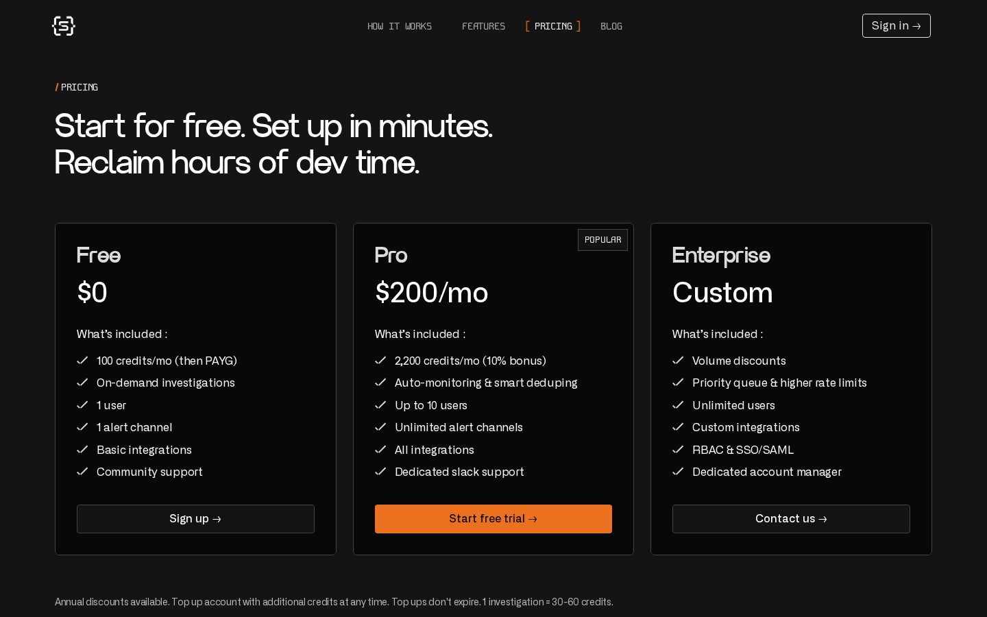 Struct Pricing