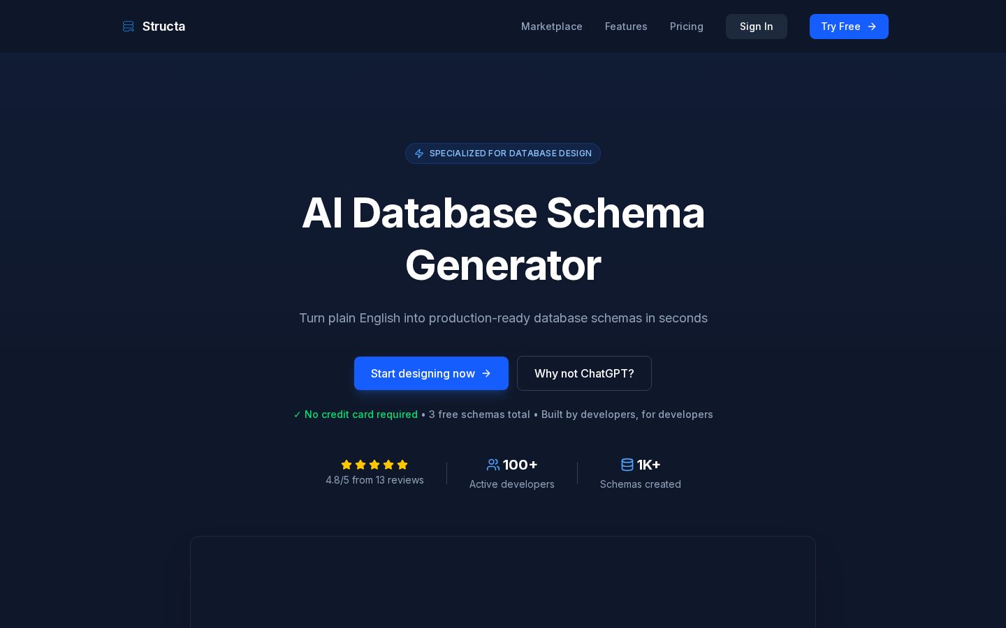 Structa Homepage