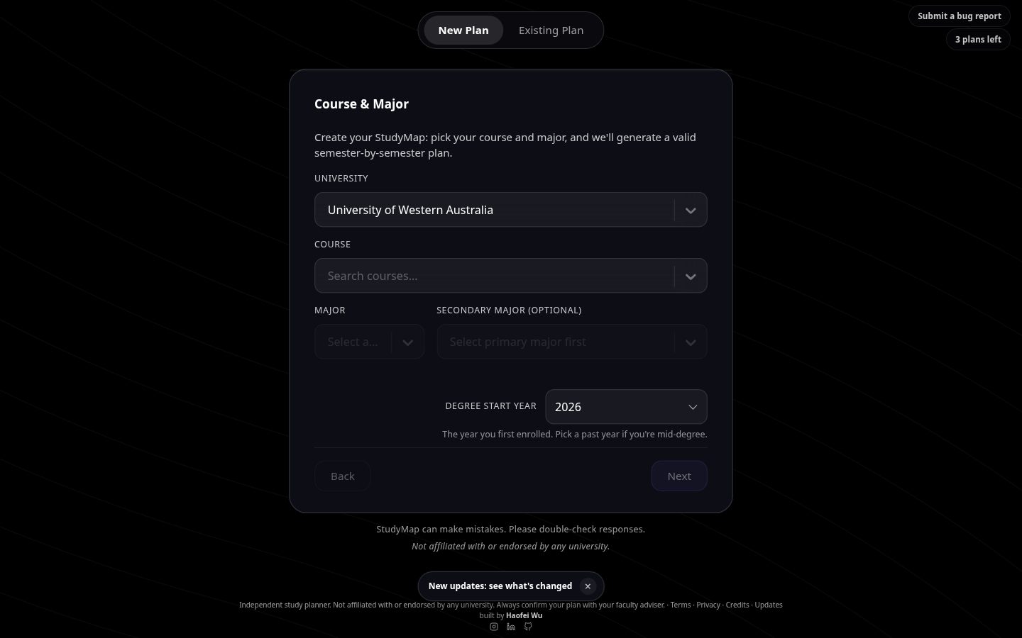 StudyMap Homepage