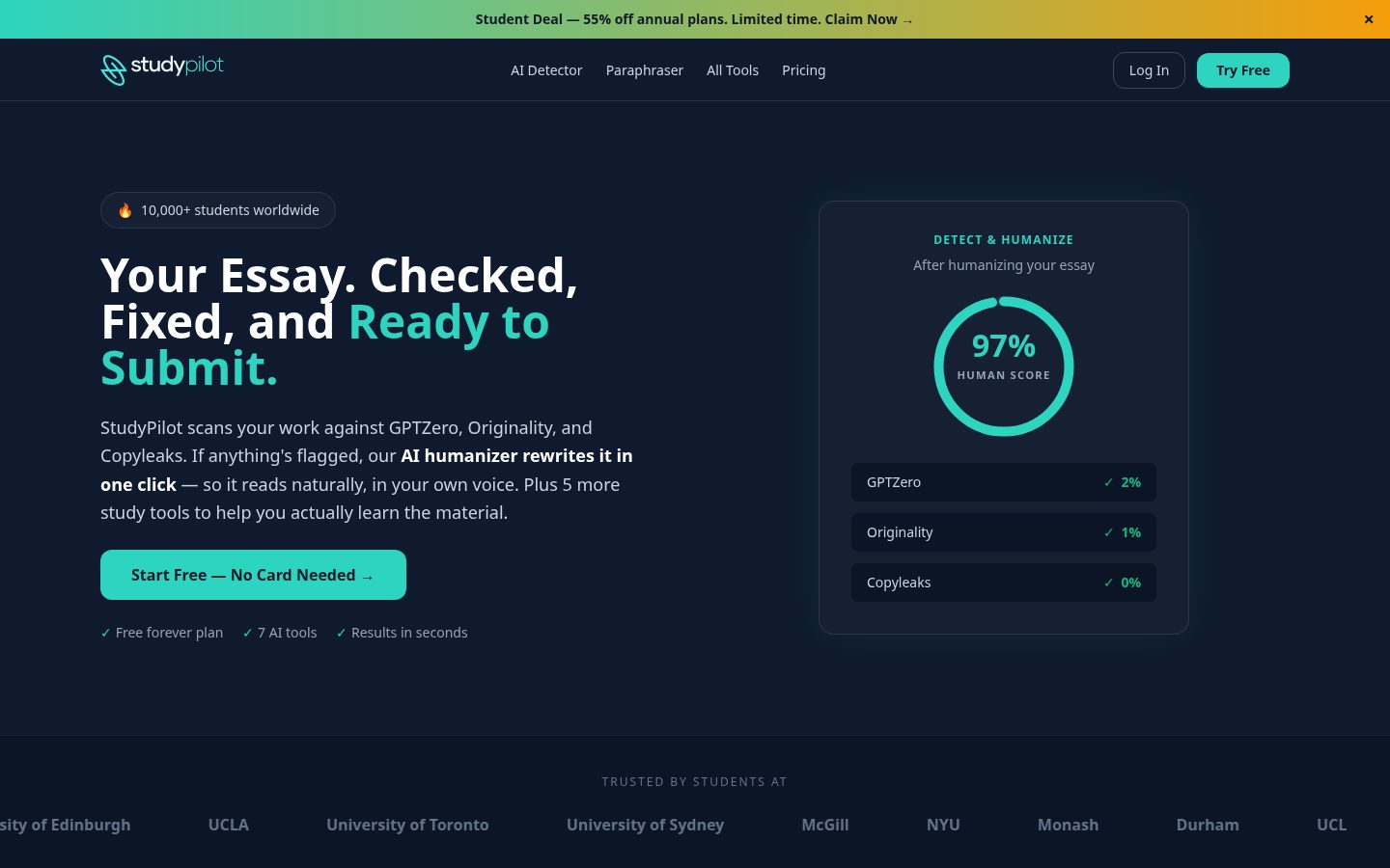 StudyPilot Homepage