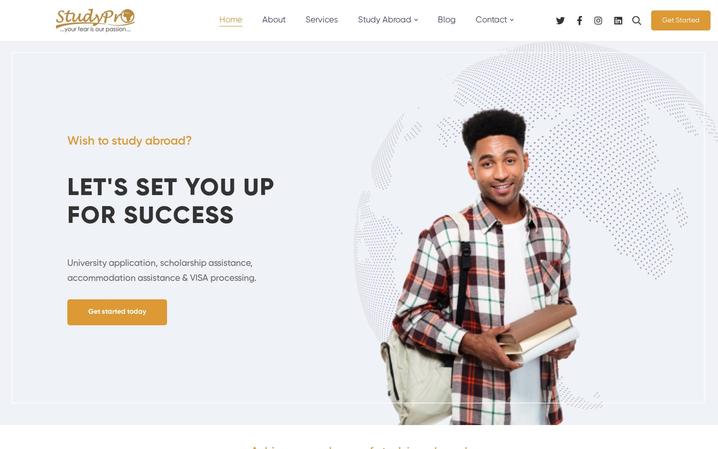 StudyPro Homepage
