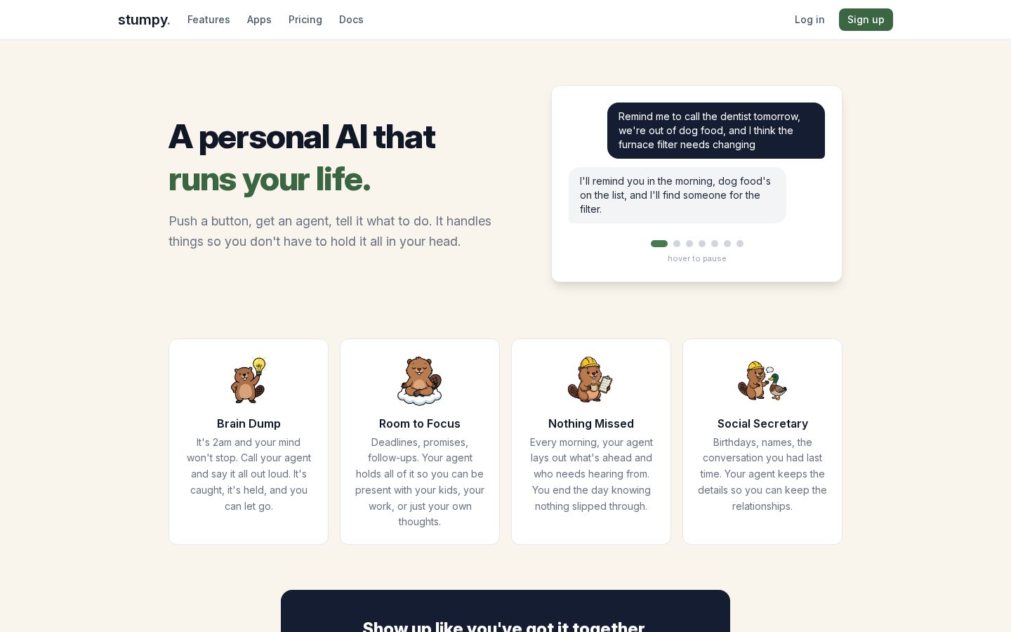 Stumpy Homepage