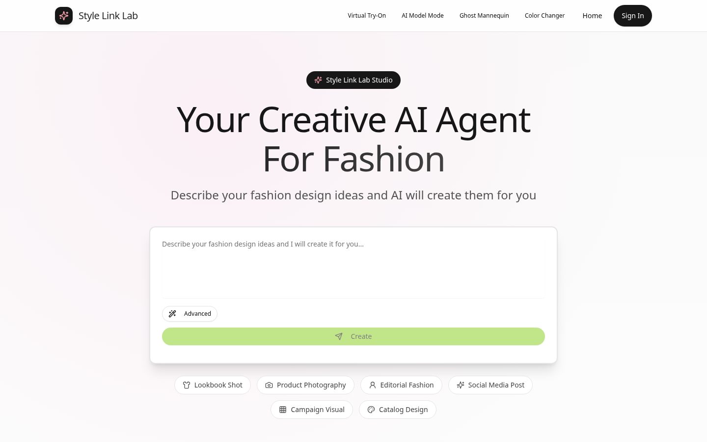 Style Link Lab Homepage