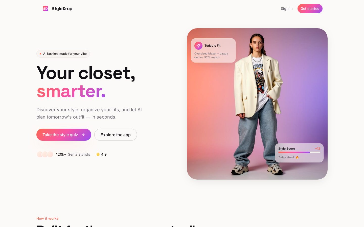 StyleDrop Homepage