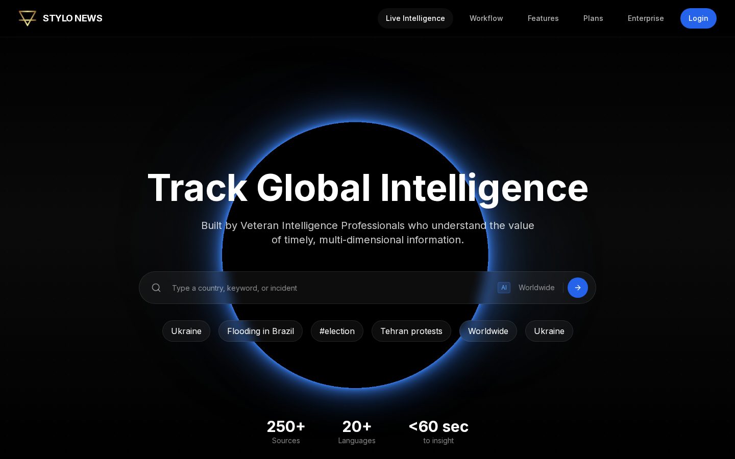 Stylo News Homepage