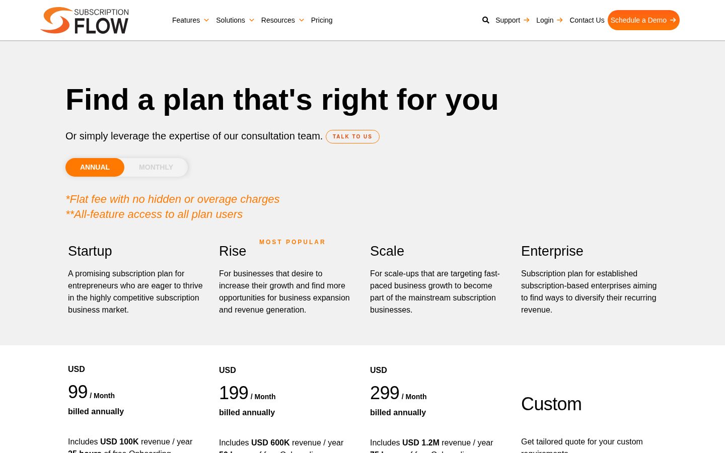 SubscriptionFlow IQ Pricing