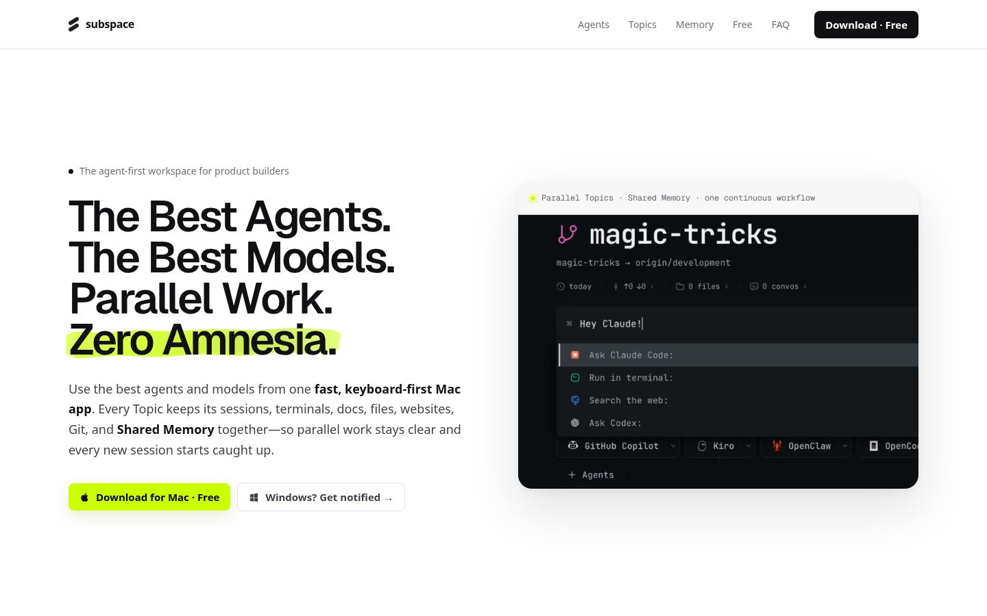 Subspace Homepage