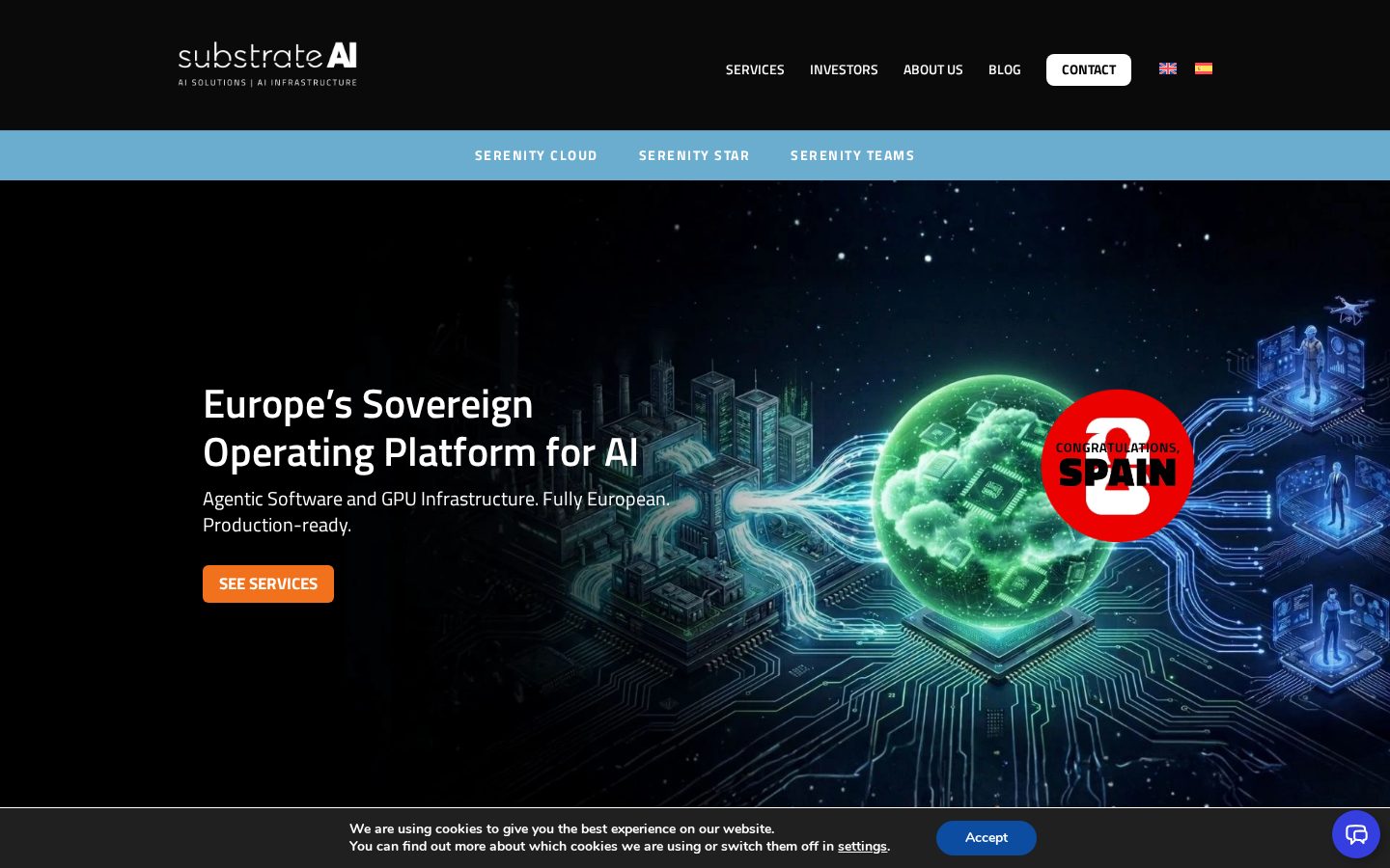 Substrate AI Homepage
