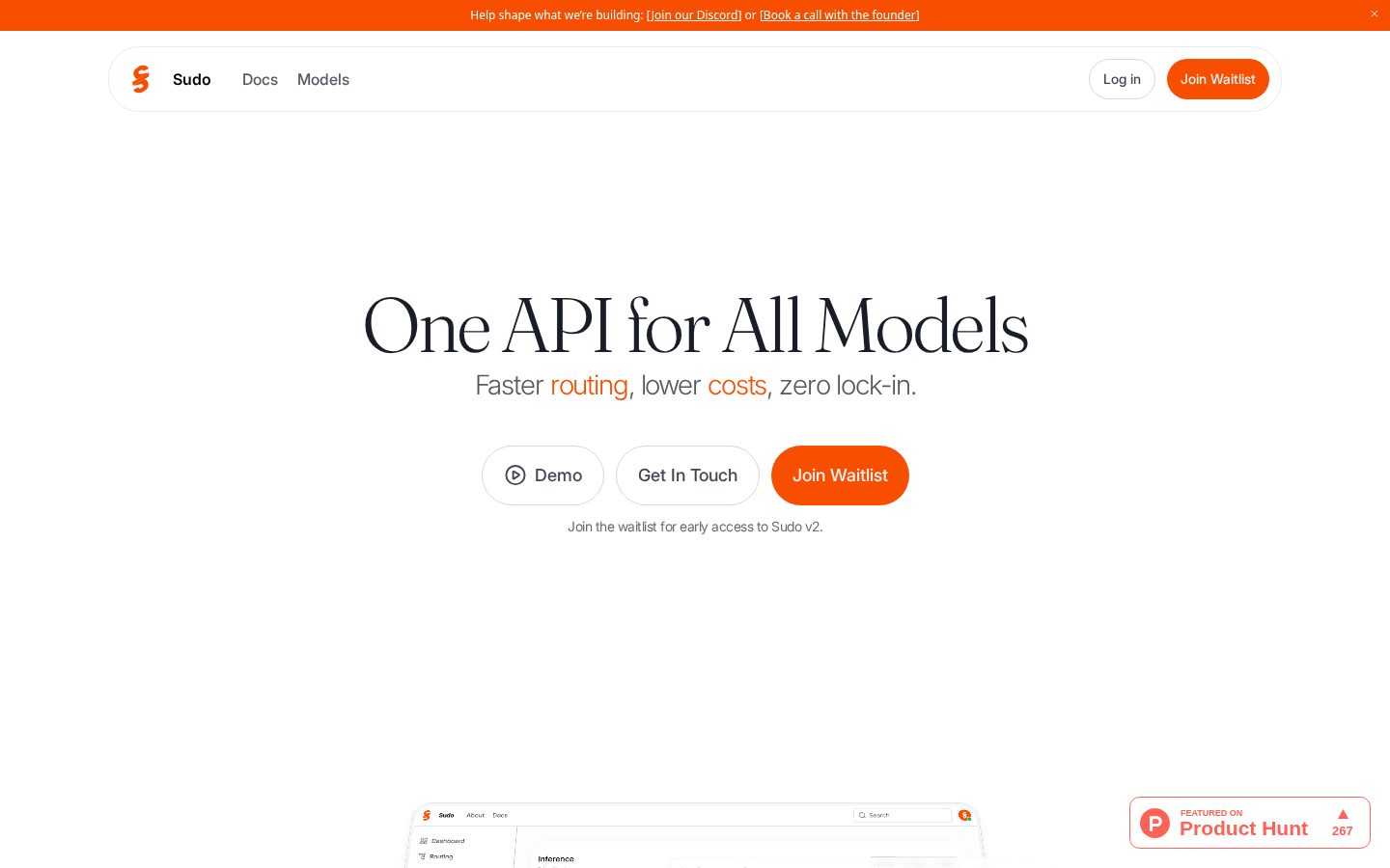 Sudo AI Homepage