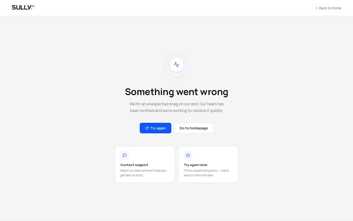 Sully.ai Homepage