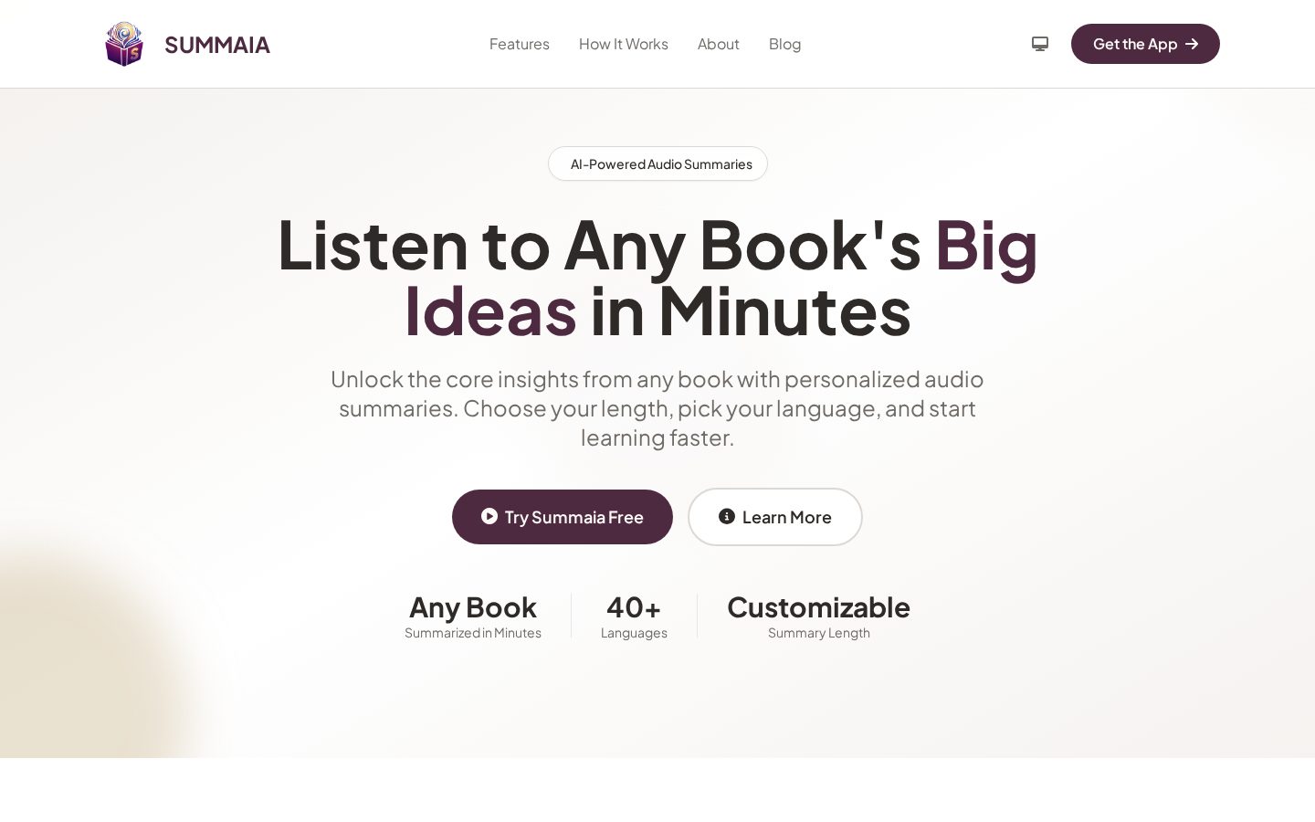 Summaia Homepage