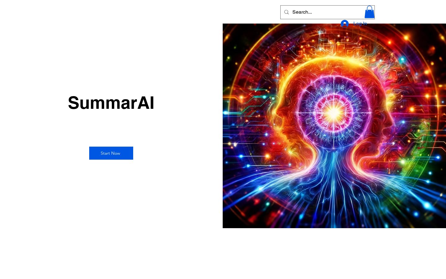 Summar AI Homepage