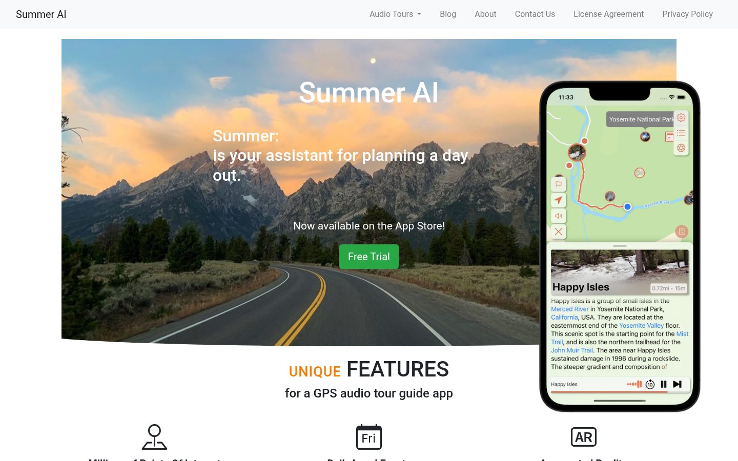 Summer AI Homepage